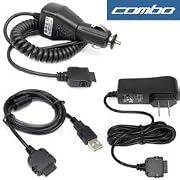 Microsoft Zune 30gb Travel Combo Set - Ac Wall Charger + Auto Car Charger + USB Data Cable (3 Pcs)