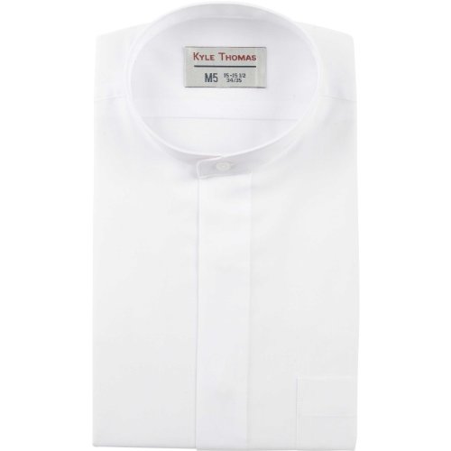 Kyle Thomas Men's Banded Collar Dress Shirt