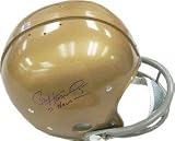 Signed Paul Hornung Helmet - Notre Dame Fighting Irish RK Style Historic Throwback 56 Heisman JSA Hologram