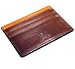 J. Fold Flat Leather Wallet Brown & Orange