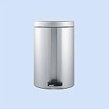 Brabantia White Pedal Waste Bin With Food Trap 20 Liter