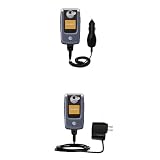 Essential Kit for the Motorola A910 - includes Car and Wall Charger with Rapid Charge Technology - Gomadic Brand w/ TipExchange Technology