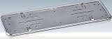 Produkt-Bild: 1 (ein) St&uuml;ck Tuning Design Kennzeichenhalter Nummernschildplatte Kennzeichenhalter Edelstahl verchromt poliert 136 x 543mm