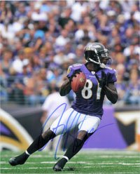 Signed Boldin, Anquan (Baltimore Ravens) 8x10 Photo