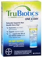 TruBiotics Daily Probiotic Supplement, Capsules, 45 ea Pack of 2