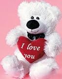 Plush Valentine Polar Bear Plush Valentine Polar Bear