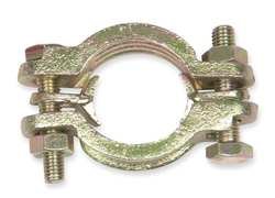 Industrial Grade 3LX77 Clamp, Double Bolt