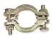 Industrial Grade 3LX77 Clamp, Double Bolt