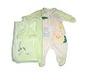 Rumble Tumble Newborn 3pc Velour Footed Coverall Set