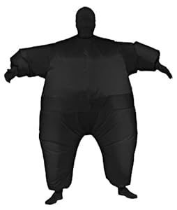 Rubie's Costume Inflatable Full Body Suit Costume, Black, One Size