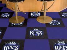 Sacramento Kings 18"x18" tiles Nba Carpet Tiles Set of 20 Carpet Tiles