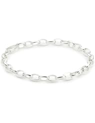 VINANI brand Germany 925 Sterling Silver exclusive Basic Charm Carrier Bracelet solid for Charms Pendants 8" BABL