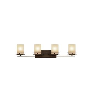 Hendrik Bronze 34 Wide Bathroom Light Fixture by 