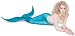 Beautiful, Sexy, Blond Shawna Mermaid Sticker with Irridescent Tail ~ Carlos Cartagena