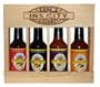 Dave's Gourmet Super Hot Wood Set Ultra-Hot Crated Hot Sauce Set is The Ultimate in Heat. Ounce For Ounce the Hottest Set On The Market. Packed In a Branded Wood Crate for the Ultimately Insane Gift Giving! (Original)