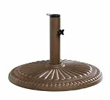 ACE Hardware-PARK BENCHESINNOVA 28540MC LIVING ACCENTS FLUTED ROUND UMBRELLA BASE 18