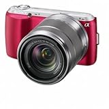 Sony Alpha NEX-C3 16 MP Compact Interchangeable Lens Digital Camera Kit with 18-55mm Zoom Lens (Pink)