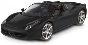 Ferrari 458 Italia Spider Black Elite Edition 1/18 by Hotwheels X5485