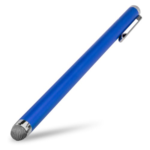 BoxWave EverTouch Capacitive iPad Stylus XL - Extra-Length Touchscreen Stylus with Ultra Durable FiberMesh Woven Fabric Tip for Ultra Responsive, Smoother Glide, and Increased Accuracy (Lunar Blue)