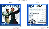 Star Wars Clone Wars Party Invites, pack of 6 (blue design)