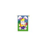 Bunny on Egg Decorative Banner
