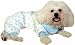 Vo-Toys Doggie Duds Paw Print PJs Pastel with Blue Trim Small