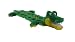 Kyjen Plush Puppies Squeaker Mat Long Body Gator Dog Toy with 16 Squeakers