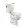American Standard 2011.026.020 Reminiscence Elongated Combination Toilet with Vintage Detailing, White, Two-Piece