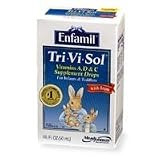 Enfamil Tri-Vi-Sol Vitamins A, D  C With Iron Drops For Infants  Toddlers - 50 ml