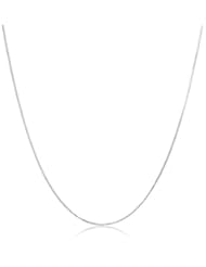 18k Gold .5mm D-Cut Box Chain Necklace