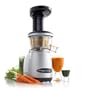 Omega VRT350 Heavy Duty Dual-Stage Vertical Single Auger Low Speed Juicer, Silver
