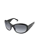 Giorgio Armani Logoed Temple Plastic Round Sunglasses black/shaded grey