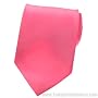 BRAND NEW SOLID HOT PINK SATIN Mens Necktie Neck Tie