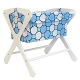 Tag Blue Classic Cariboo Bassinet Bedding