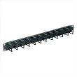 19" W "Micro-Clip" Style Horizontal Cable Managers With End D-Rings: Yes