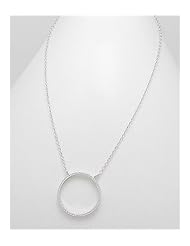 CZ Necklace In 92.5 Sterling Silver