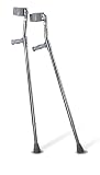 Medline Forearm Crutches - Adult, 5'0-6'2 - 1 Pair - Model MDS805161