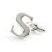 Salutto Men's Letter S Cufflinks 1 Pair with Gift Box (S)