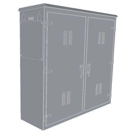 31mf3uqmUxL HO Modern Trackside Electronics Box, Small