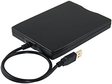 3.5 Inch USB 2.0 External Floppy Disk Drive Portable 1.44 Mb FDD for Pc Windows 98/me/2000/xp/vista/windows 7 &amp; 8, No Need to Install Drive with Cd, Plug and Play