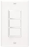 NuTone 66W Multi-Function Wall Control for Ventilation Fans, White