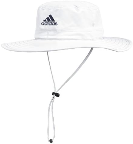 Michigan Wolverines Adidas Sideline UV Protective White Safari Hat