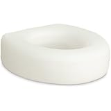 AquaSense Portable Raised Toilet Seat, White, 4 Inches