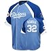 Majestic L.A. Dodgers #32 Sandy Koufax Light Blue-Royal Blue Wheelhouse Cooperstown Player Baseball Jersey (Medium)