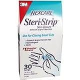 Nexcare Steri-Strip Skin Closure Adhesive Surgical Tape Strip 30 ea