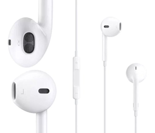 White High Quality Earphones Earbuds EarPods 3.5mm with Remote and Mic for the iOS Devices and Android Devices - compatible with Apple iPhone 5S 5C 5 4S 4 3 iPad Air mini2 mini 4 3 2 iPod Touch 5th iPod Nano 7th