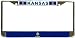 Kansas Ks State Flag Chrome Metal License Plate Frame Holder