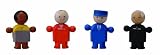 Multicultural Movable Wooden Career FiguresIMAGE