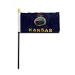 Kansas Flag 4 x 6 inch
