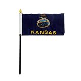 Kansas Flag 4 x 6 inch